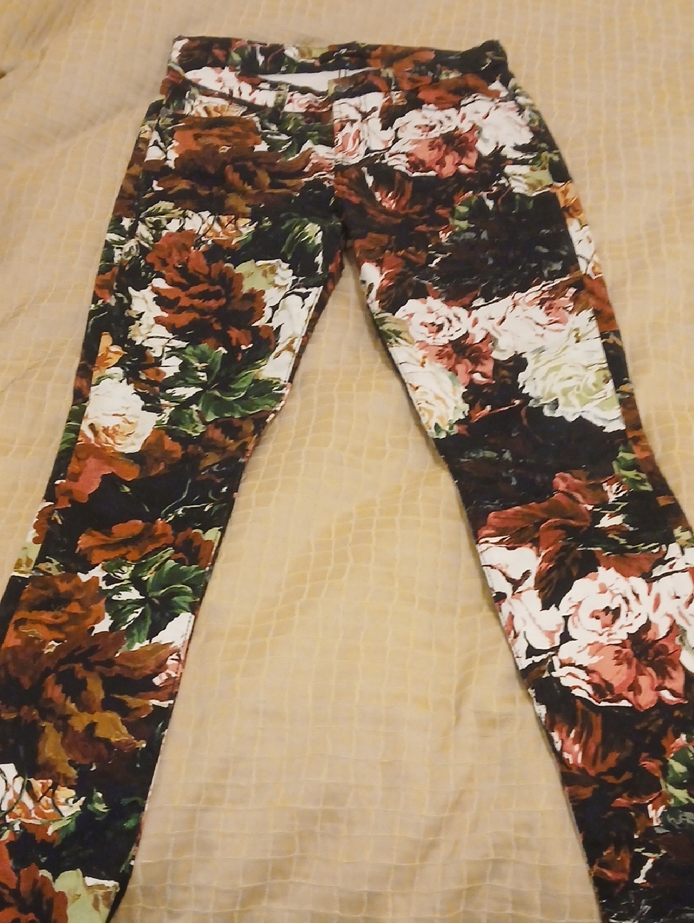 7 For All Mankind Floral Print Women’s Skinny Jeans - Multicolor Size 28